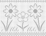 Fillet crochet model+pane curtains