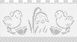 Fillet crocheted curtains+loops