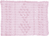 Pattern for crocheted stroller blankets
