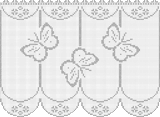 Fillet+crocheted+curtain+pattern+butterfly-motive