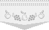 Filethäkeln + Gardine + Küche + Muster + Kaffeetassen